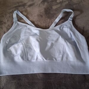 Member's Mark Women's Seamless Racerback Medium Support Sports Bra blue XXL